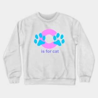 C is for Cat Crewneck Sweatshirt
